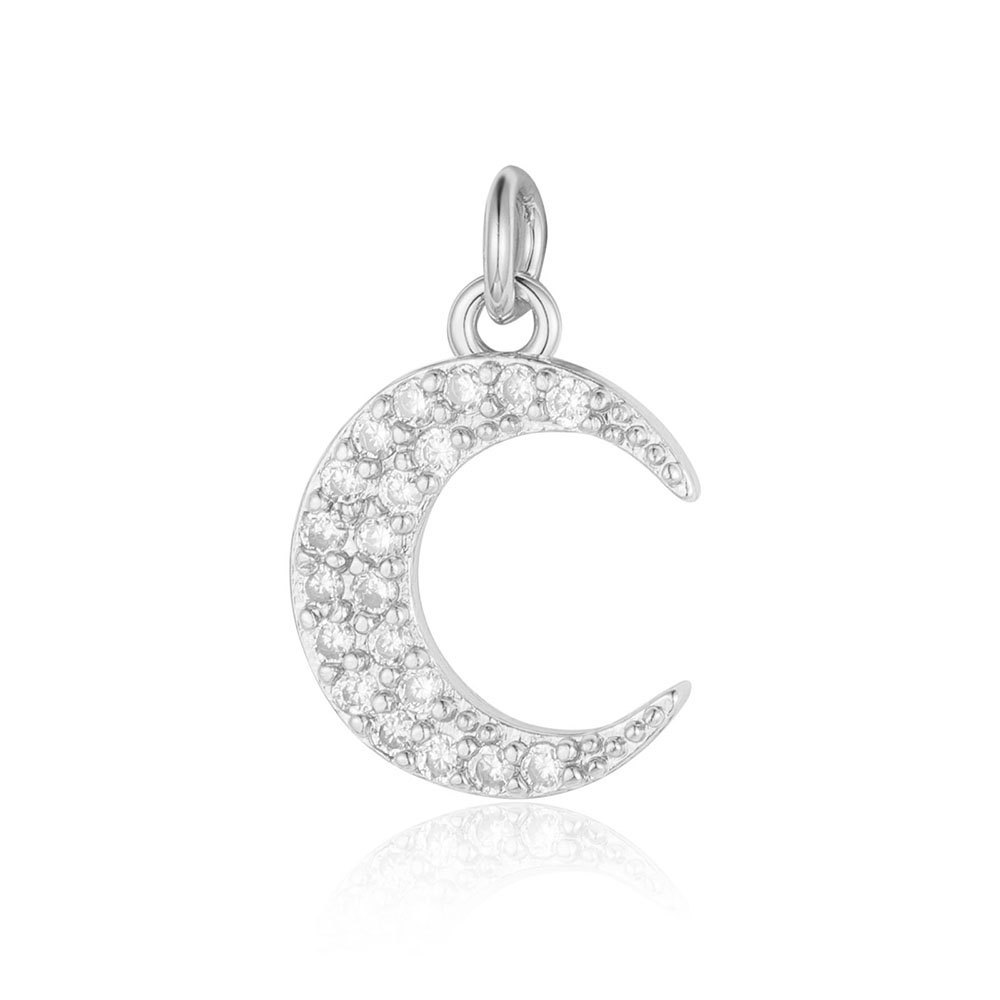 6pcs/pack Copper Zircon Clover Infinity DIY Connector Charm Women Star Moon Sun Snowflake Necklace Pendant Girl Boy Jewelry