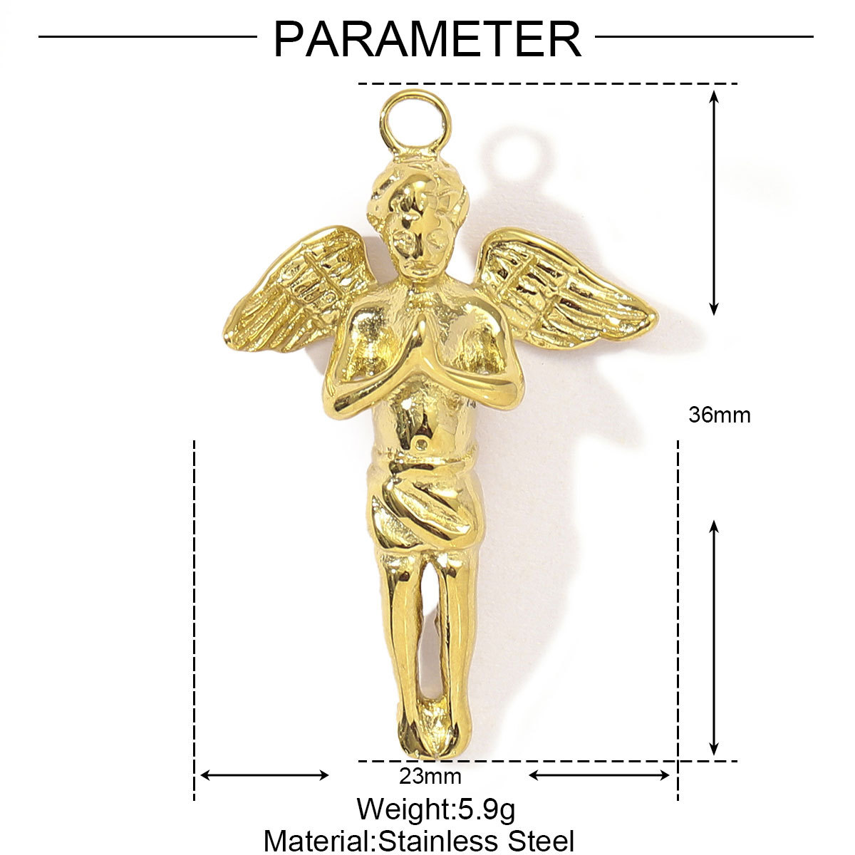 6pcs/pack French Retro Cross Angel Stainless Steel Necklace Pendant Women Stone Sun flower Snake Diy Bracelet Charms Gift Jewelry