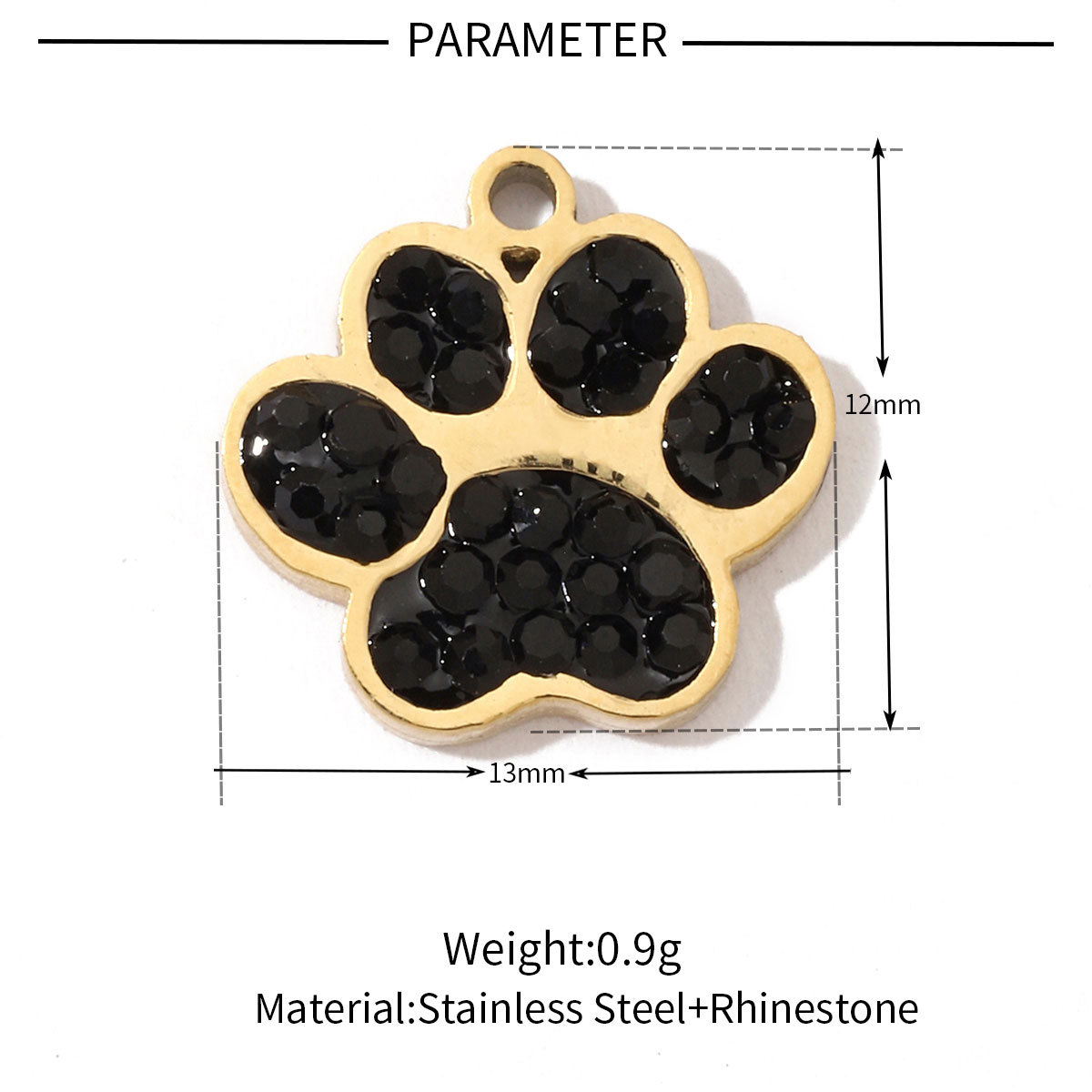 6pcs/pack Animal 316 Stainless Steel Natural Semi precious Stone Charms Dog Paw Smile Face Snake Tail Bear Necklace Small Pendant