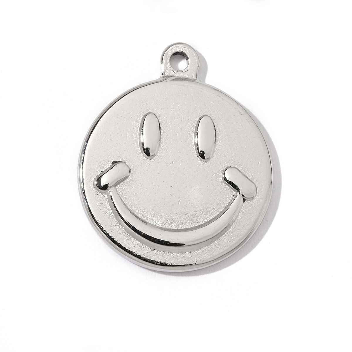 6pcs/pack Animal 316 Stainless Steel Natural Semi precious Stone Charms Dog Paw Smile Face Snake Tail Bear Necklace Small Pendant
