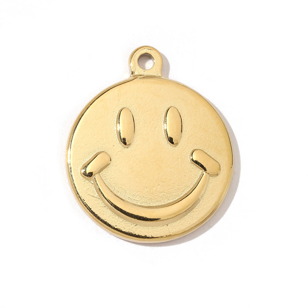 6pcs/pack Animal 316 Stainless Steel Natural Semi precious Stone Charms Dog Paw Smile Face Snake Tail Bear Necklace Small Pendant