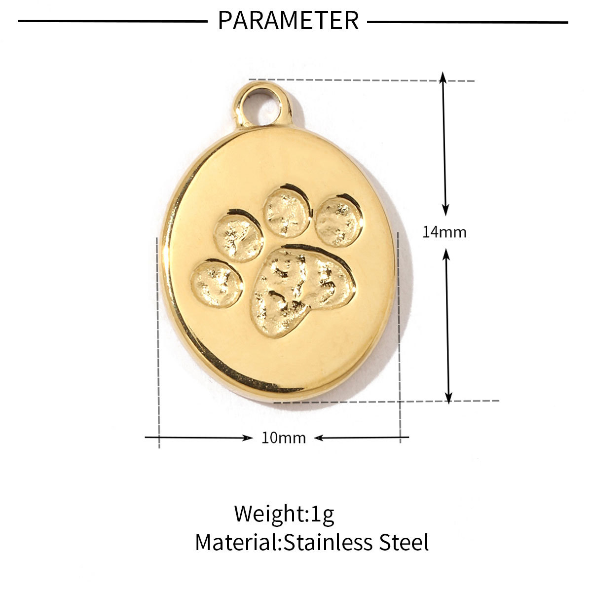 6pcs/pack Animal 316 Stainless Steel Natural Semi precious Stone Charms Dog Paw Smile Face Snake Tail Bear Necklace Small Pendant