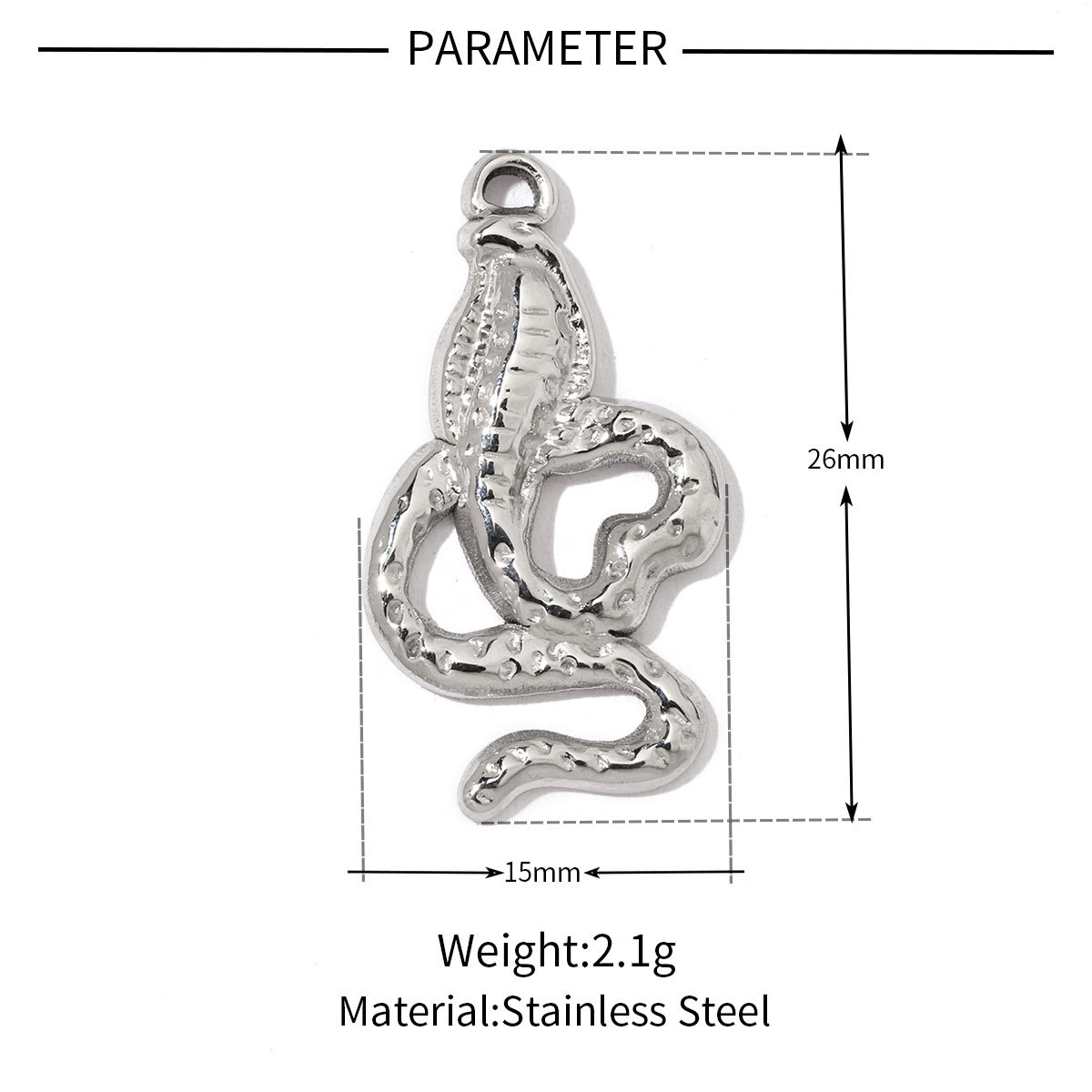 6pcs/pack Animal 316 Stainless Steel Natural Semi precious Stone Charms Dog Paw Smile Face Snake Tail Bear Necklace Small Pendant