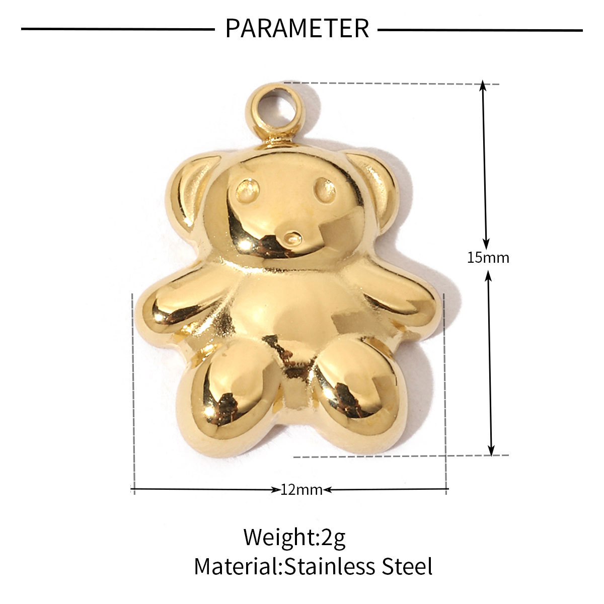 6pcs/pack Animal 316 Stainless Steel Natural Semi precious Stone Charms Dog Paw Smile Face Snake Tail Bear Necklace Small Pendant