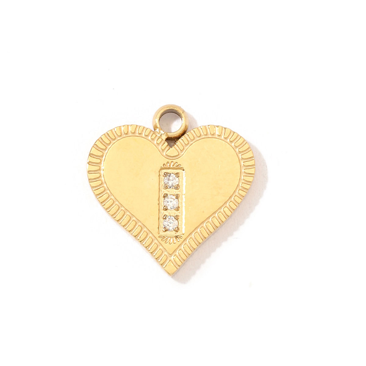 6pcs/pack Fashion 316 Stainless Steel Onyx Shell Charms Heart Flower Sun Sea Square Necklace DIY Small Pendant