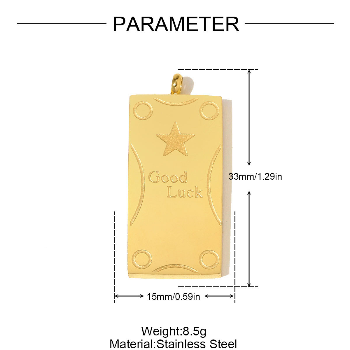 6pcs/pack Stainless Steel Good Luck Star Necklace Pendant Snake Heart DIY Earring Charm Women Enamel Flower Clover Jewelry Wholesale