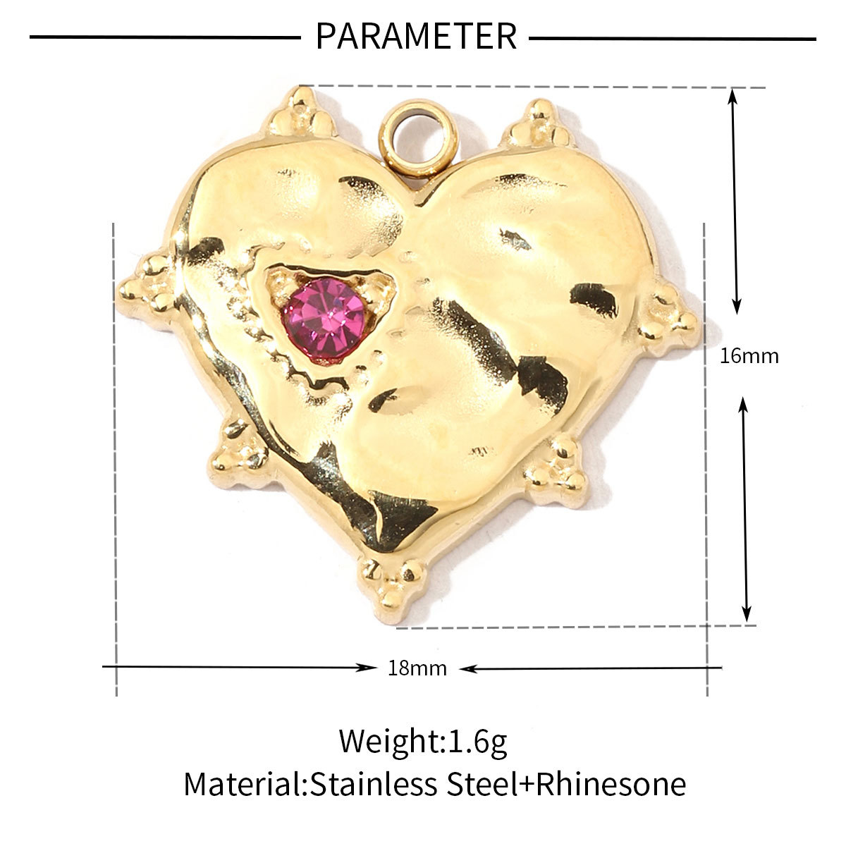 6pcs/pack Stainless Steel Heart Starfish Life Tree Charms Lock Sun Fingerprint Necklace DIY Small Pendant Wholesale