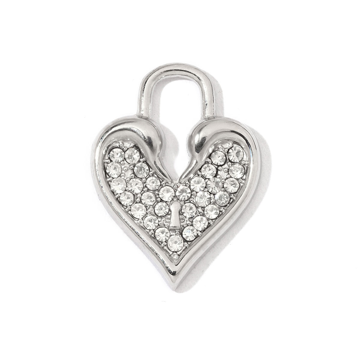 6pcs/pack Stainless Steel Heart Starfish Life Tree Charms Lock Sun Fingerprint Necklace DIY Small Pendant Wholesale