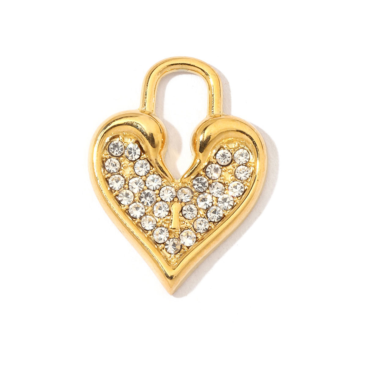 6pcs/pack Stainless Steel Heart Starfish Life Tree Charms Lock Sun Fingerprint Necklace DIY Small Pendant Wholesale