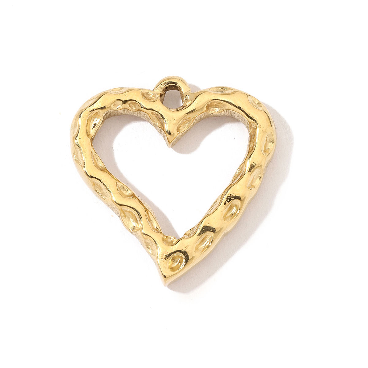 6pcs/pack Stainless Steel Heart Starfish Life Tree Charms Lock Sun Fingerprint Necklace DIY Small Pendant Wholesale