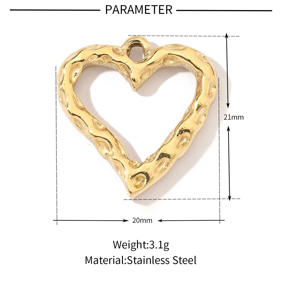 6pcs/pack Stainless Steel Heart Starfish Life Tree Charms Lock Sun Fingerprint Necklace DIY Small Pendant Wholesale