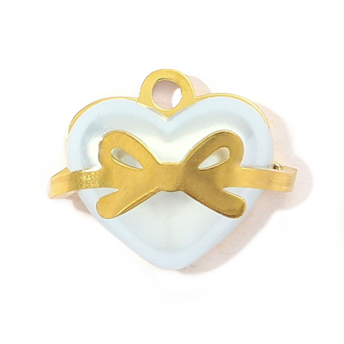 6pcs/pack Stainless Steel Enamel Crescent Moon Star Necklace Pendant Women Butterfly Bowknot Key DIY Charm Love Heart Jewelry
