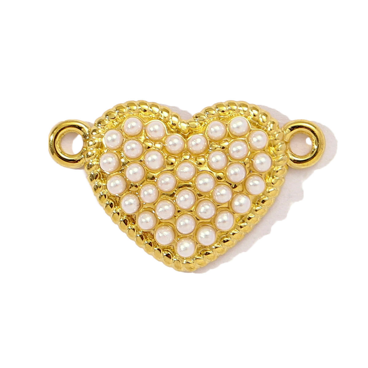 6pcs/pack Stainless Steel Pearl Heart Butterfly Starfish DIY Connector Charm Women Anchor Cross Hand Necklace Pendant Star Jewelry