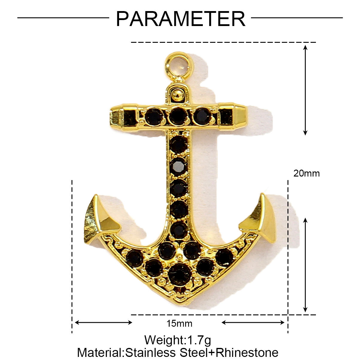 6pcs/pack Stainless Steel Pearl Heart Butterfly Starfish DIY Connector Charm Women Anchor Cross Hand Necklace Pendant Star Jewelry