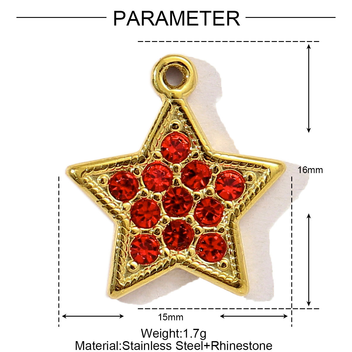 6pcs/pack Stainless Steel Pearl Heart Butterfly Starfish DIY Connector Charm Women Anchor Cross Hand Necklace Pendant Star Jewelry