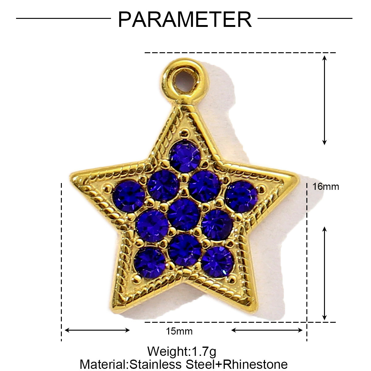 6pcs/pack Stainless Steel Pearl Heart Butterfly Starfish DIY Connector Charm Women Anchor Cross Hand Necklace Pendant Star Jewelry