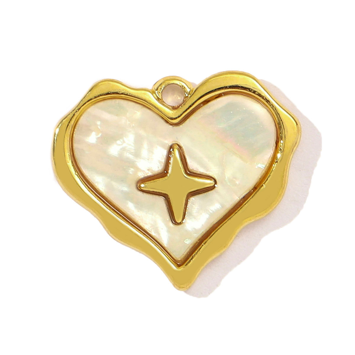 6pcs/pack Stainless Steel Fish Bone Mermaid Tail Bracelet DIY Charms Women Shell Crab Conch Necklace Pendant Heart Love Jewelry