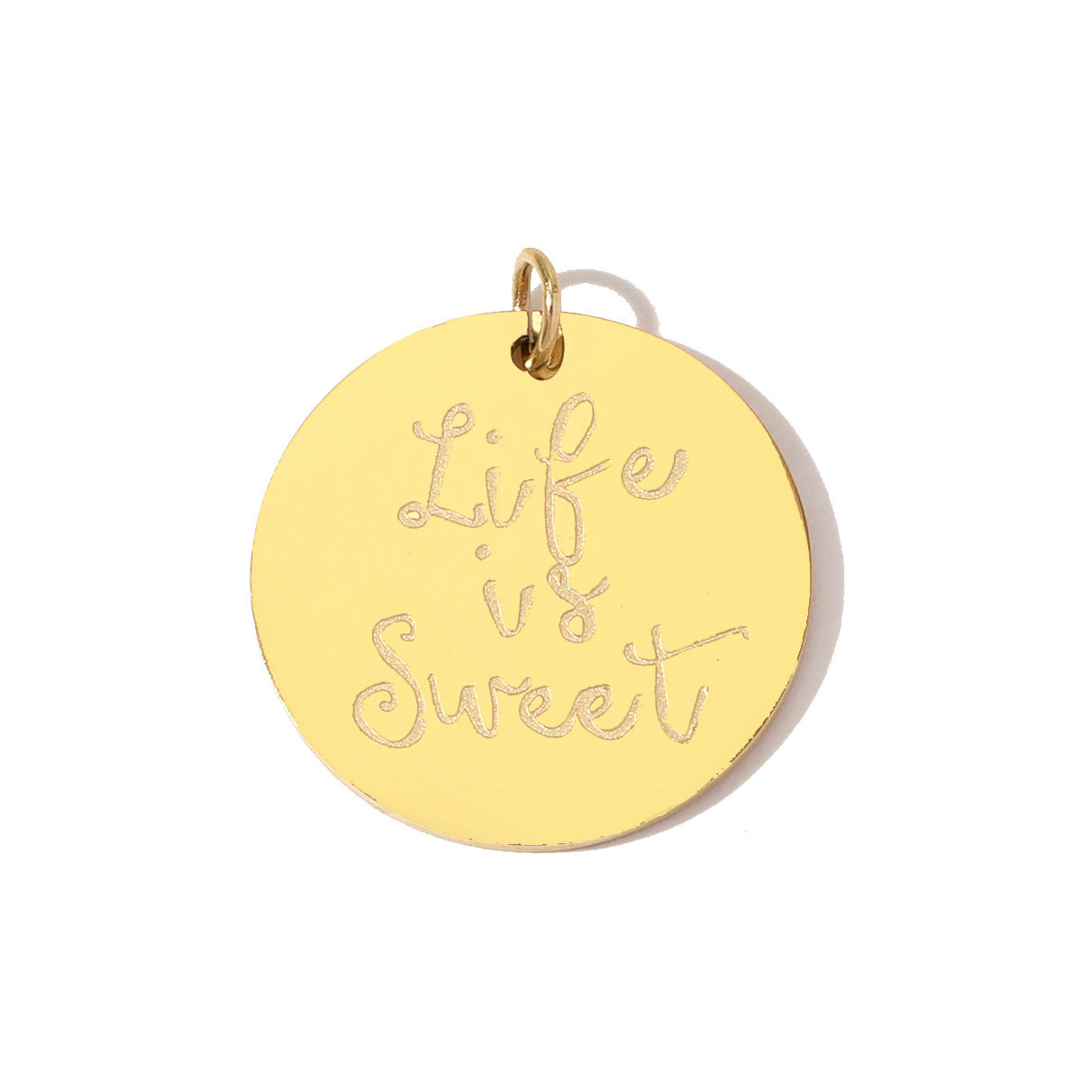 6pcs/pack Stainless Steel Triangle Zircon Necklace Pendants Life Sweet Love DIY Disc Charm Women Star Luck Clover Jewelry Wholesale