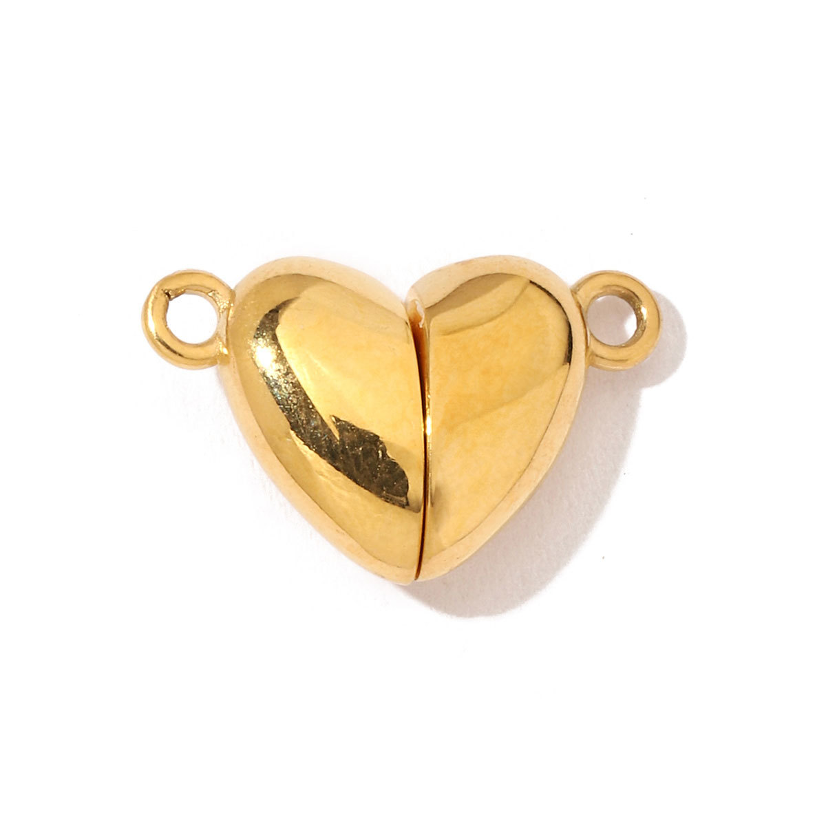 6pcs/pack Fashion Stainless Steel Hexagon Heart Magnetic Buckle OT Clasps for DIY Necklaces Bracelets Making