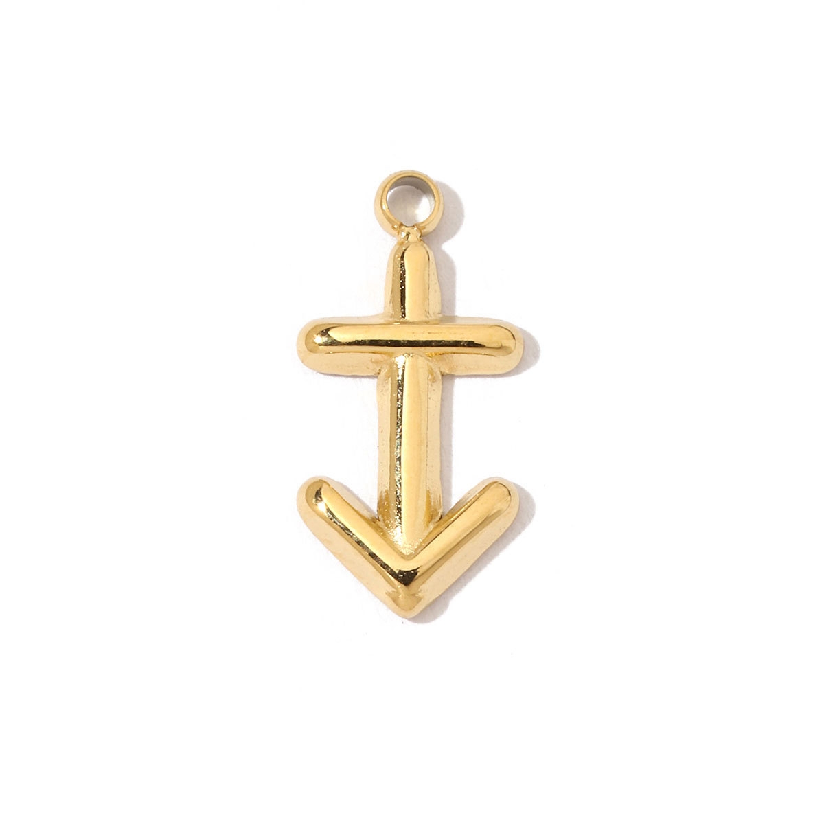 6pcs/pack French Style Stainless Steel Gold Color Zodiac Charms Star Signs Necklace DIY Small Pendant