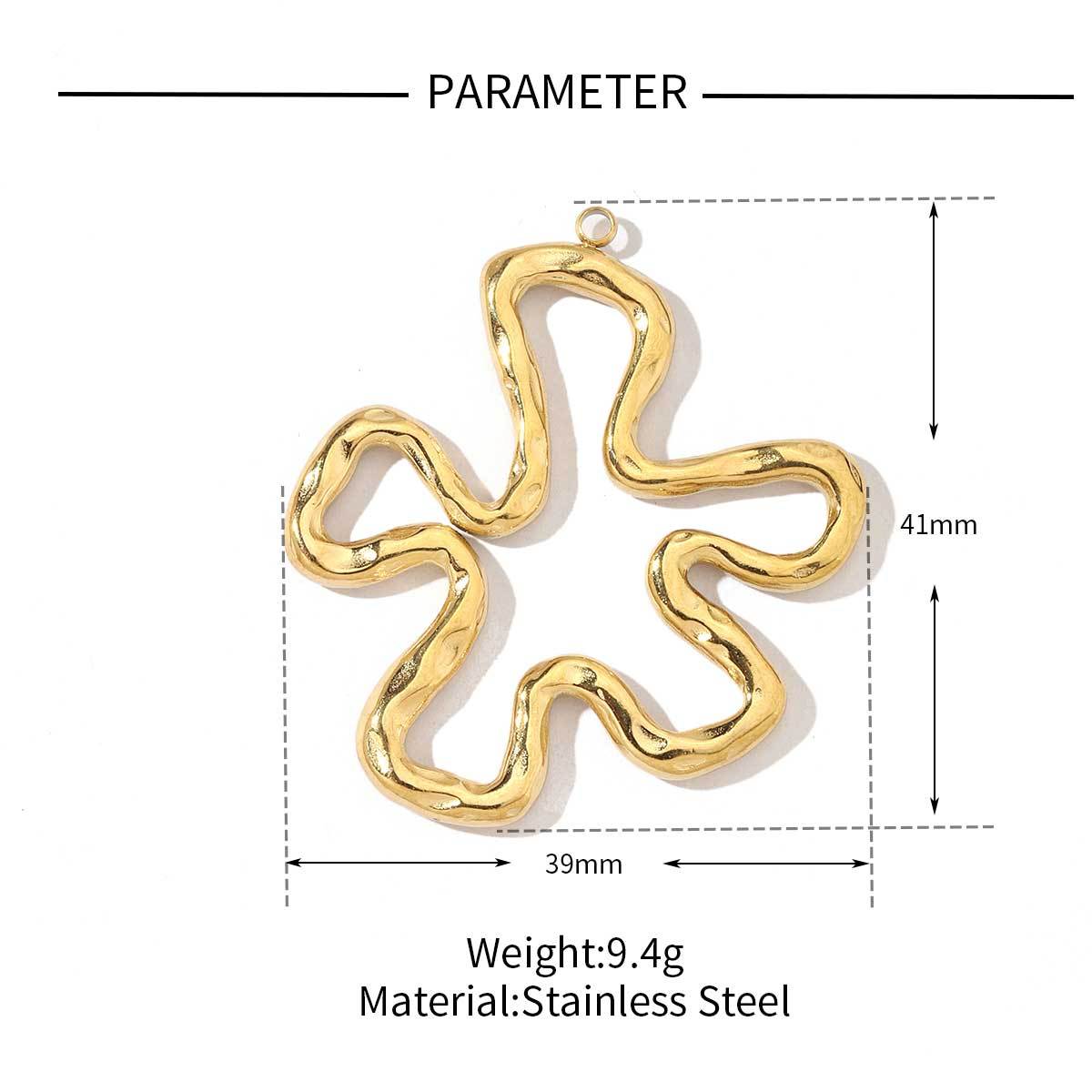 6pcs/pack Trendy Stainless Steel Butterfly Bowknot Flower Charms Chrysalis Heart Circle Necklace DIY Small Pendant Wholesale