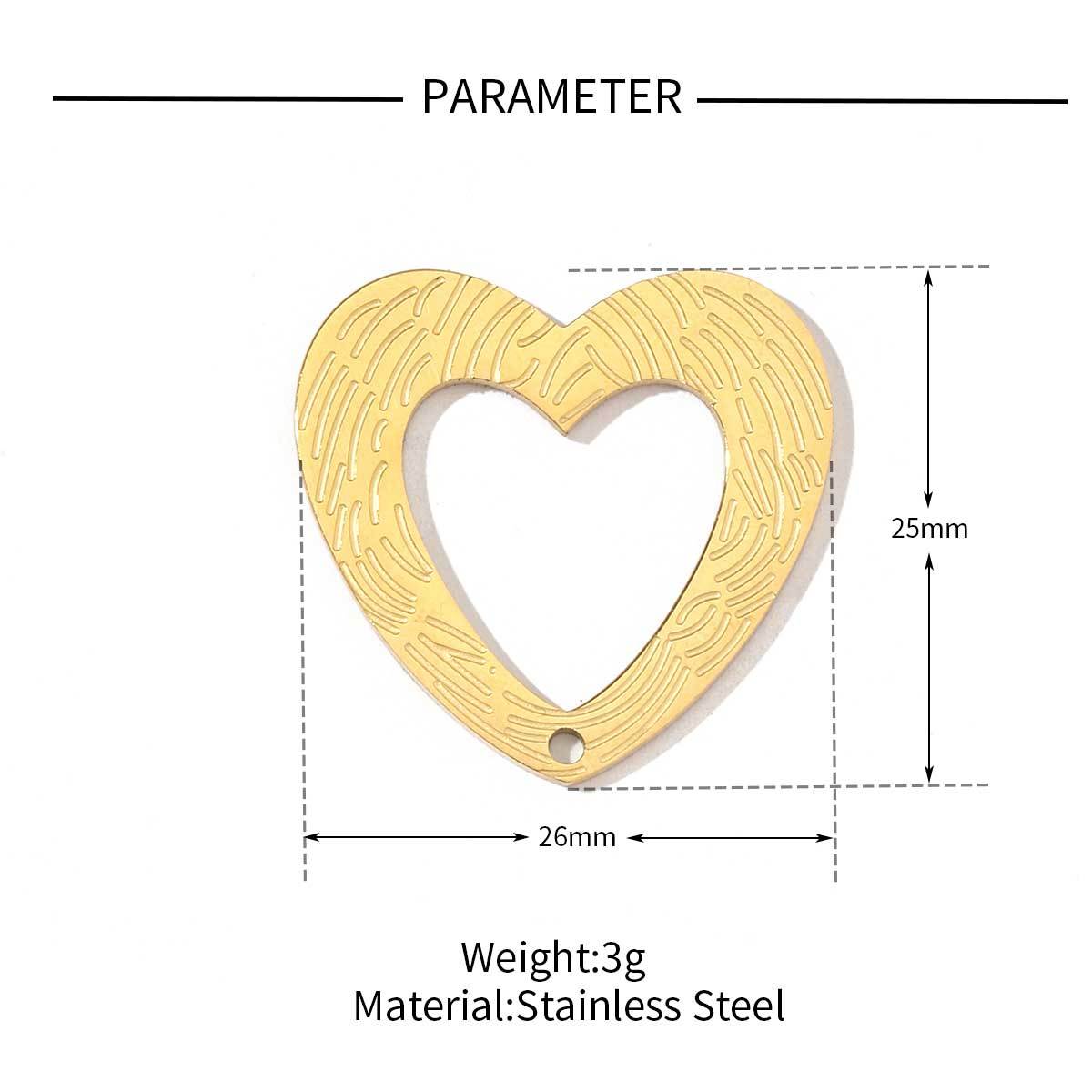 6pcs/pack Trendy Stainless Steel Butterfly Bowknot Flower Charms Chrysalis Heart Circle Necklace DIY Small Pendant Wholesale