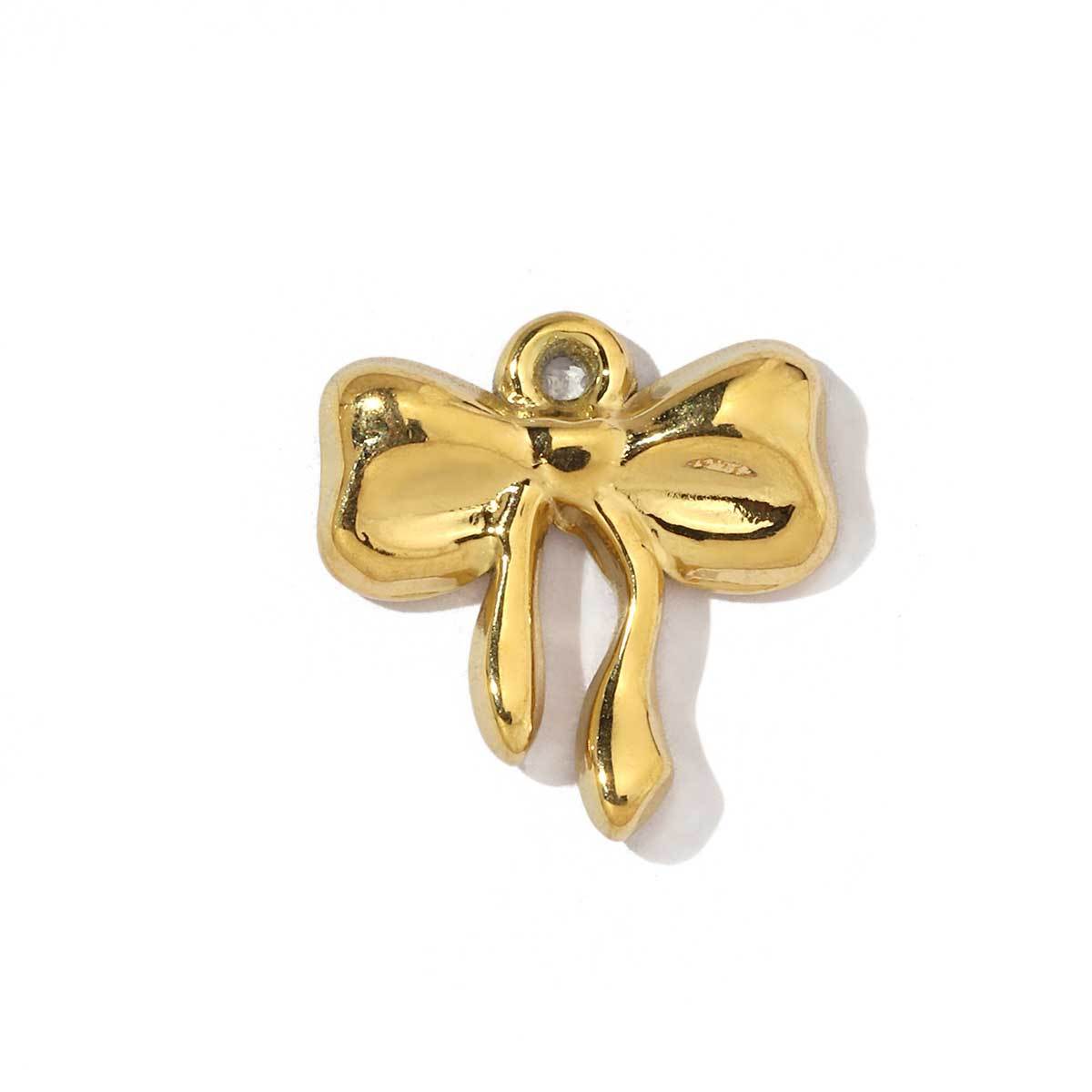 6pcs/pack Fashion Stainless Steel Holding the Moon in Hand Cross Lock Charms Bowknot Heart Necklace DIY Small Pendant Wholesale