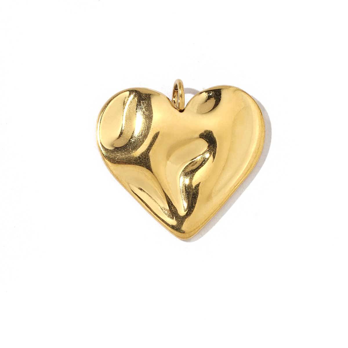 6pcs/pack Fashion Stainless Steel Holding the Moon in Hand Cross Lock Charms Bowknot Heart Necklace DIY Small Pendant Wholesale