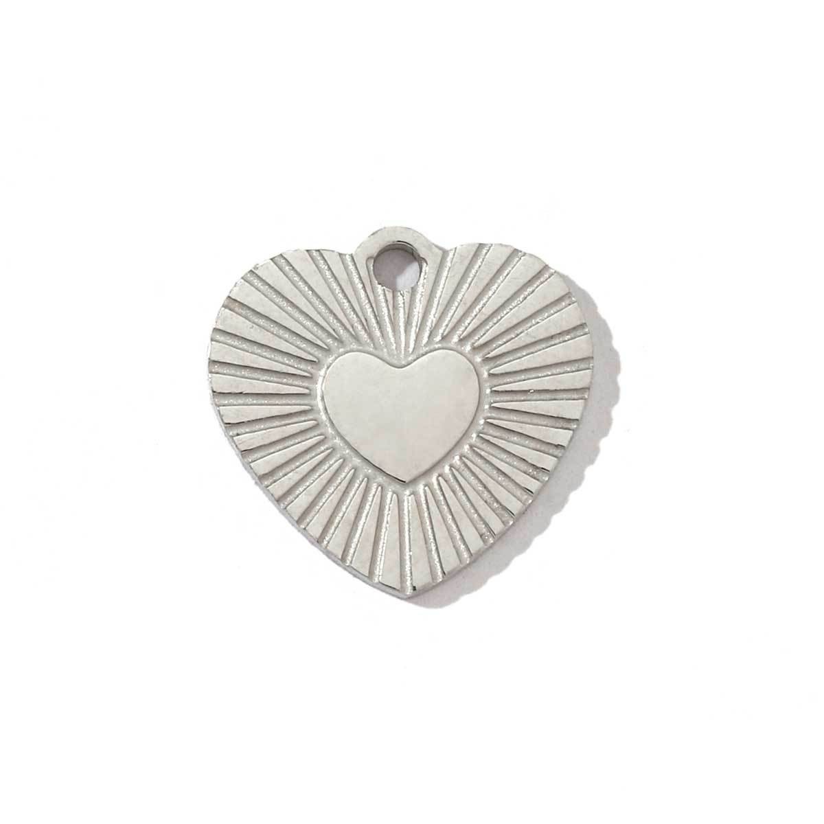 6pcs/pack Fashion Stainless Steel Holding the Moon in Hand Cross Lock Charms Bowknot Heart Necklace DIY Small Pendant Wholesale