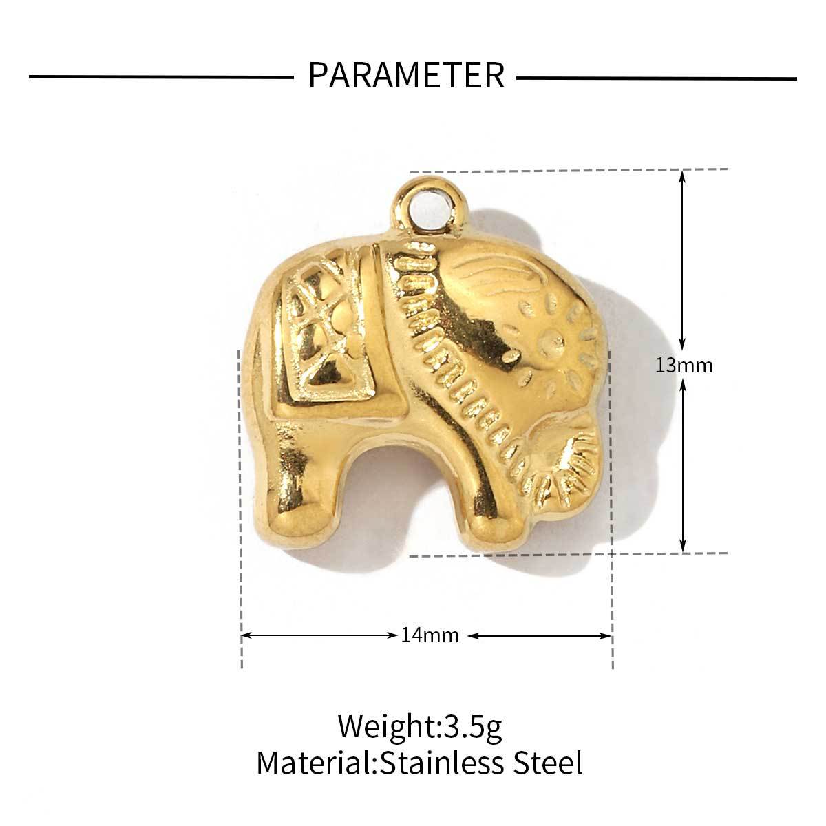 6pcs/pack Fashion Stainless Steel Star Sun Moon Eye Charms Conch Turtle Fish Tail Dragonfly Necklace DIY Small Pendant Wholesale