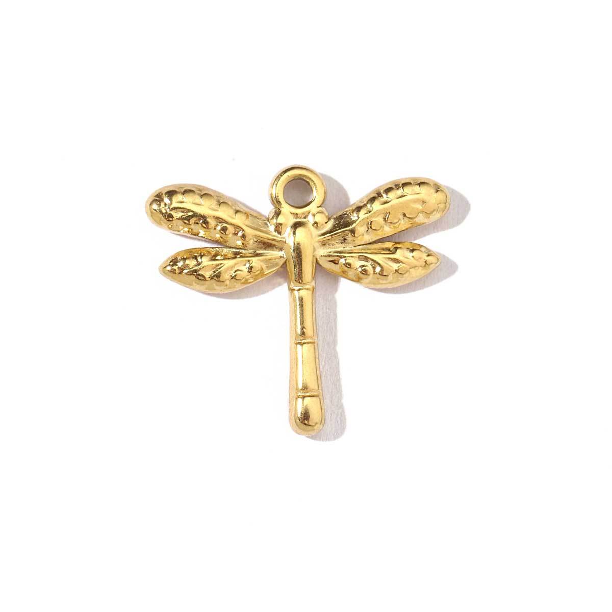 6pcs/pack Fashion Stainless Steel Star Sun Moon Eye Charms Conch Turtle Fish Tail Dragonfly Necklace DIY Small Pendant Wholesale