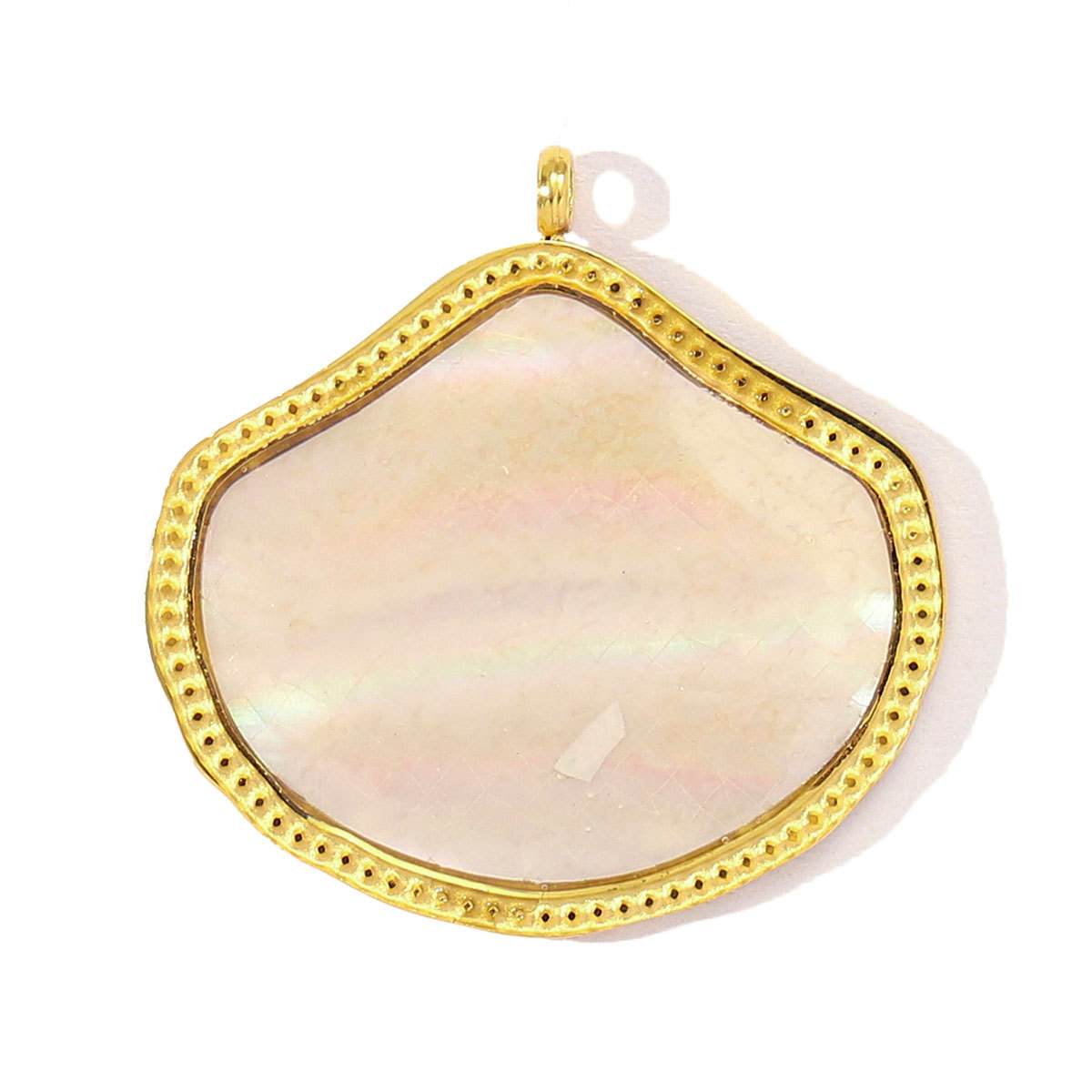 6pcs/pack French Stainless Steel Abalone Shell Conch DIY Charms Women Goldfish Octopus Necklace Pendant Sea Animal Jewelry