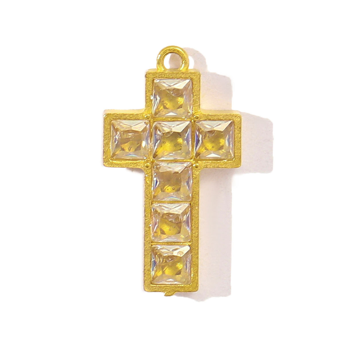 6pcs/pack Stainless Steel Cubic Zircon Butterfly Flower DIY Bracelet Charms Women Cross Heart Love Necklace Pendant Windmill Jewelry