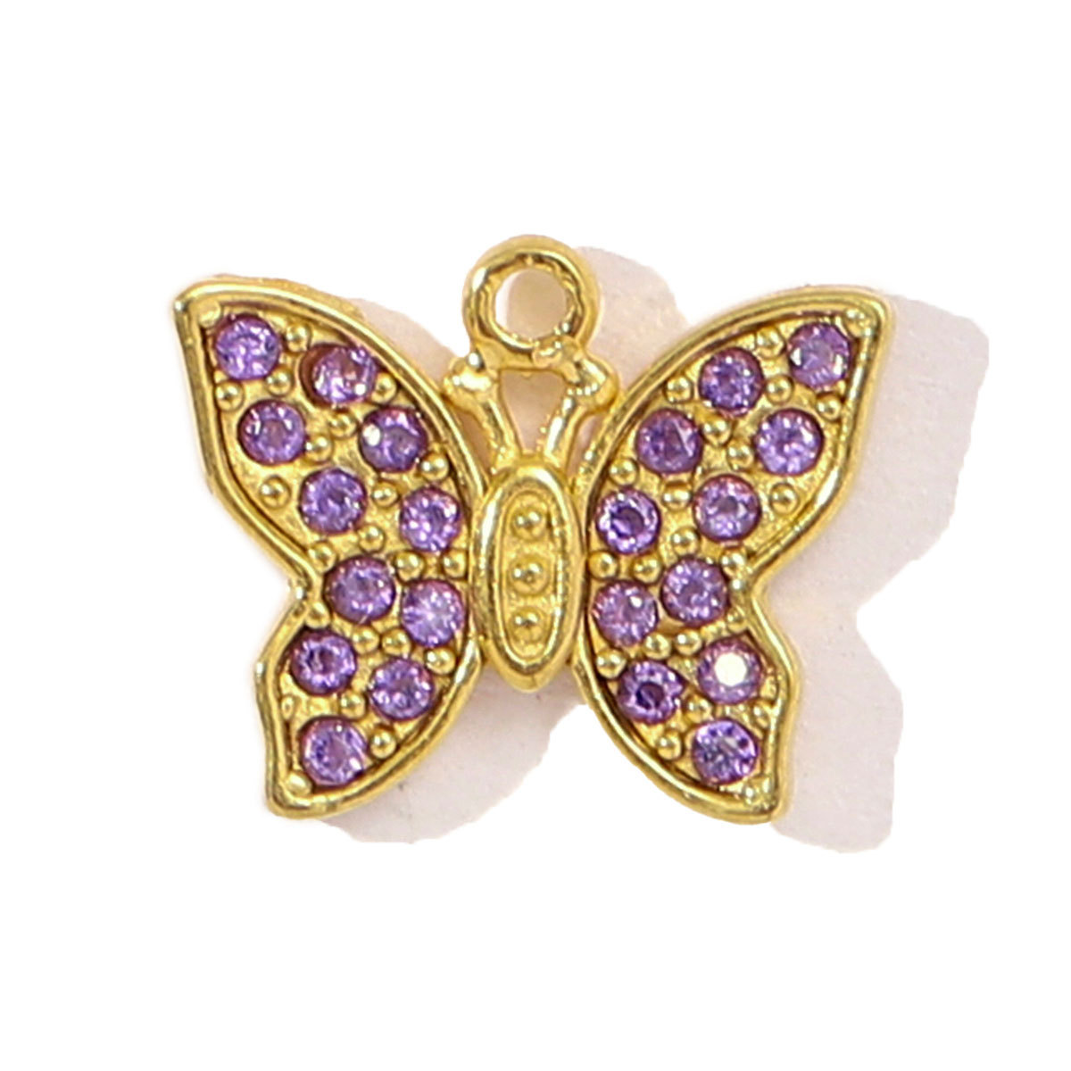 6pcs/pack French Retro Stainless Steel Poker Cross Necklace Pendant Women Butterfly Crescent Moon DIY Charms Love Heart Jewelry
