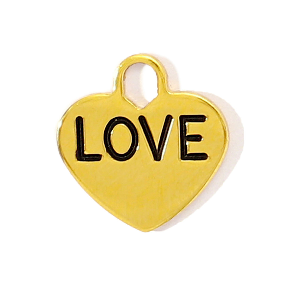 6pcs/pack French Retro Stainless Steel Poker Cross Necklace Pendant Women Butterfly Crescent Moon DIY Charms Love Heart Jewelry