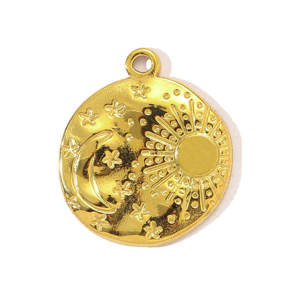 6pcs/pack Retro Bear Dove Bee Stainless Steel Necklace Pendant Women Heart Snail Beetle DIY Bracelet Charms Moon Star Jewelry