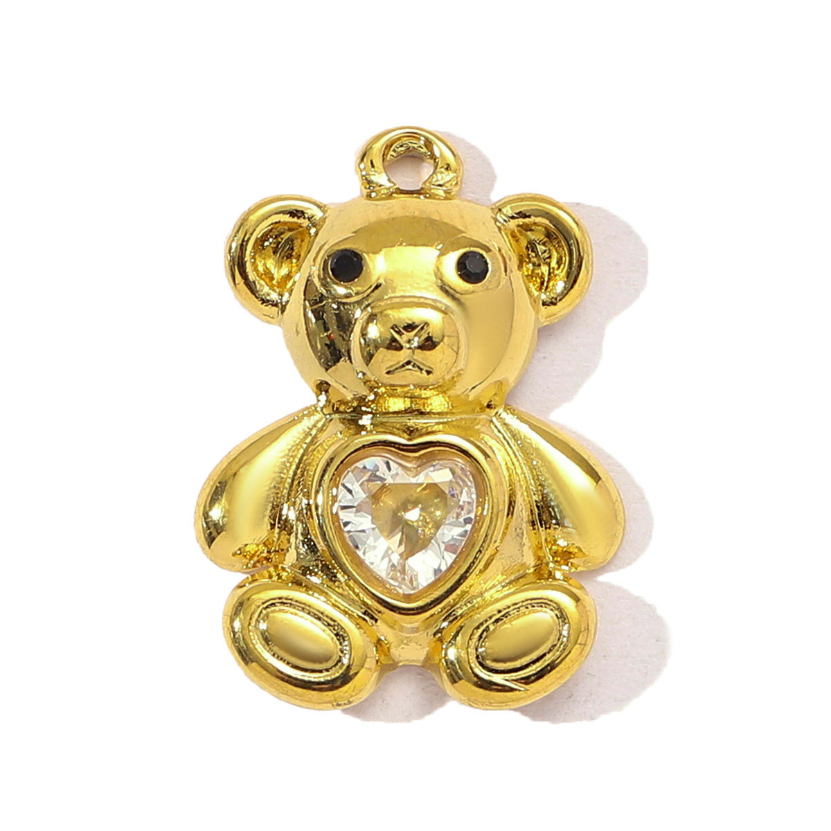 6pcs/pack Retro Bear Dove Bee Stainless Steel Necklace Pendant Women Heart Snail Beetle DIY Bracelet Charms Moon Star Jewelry