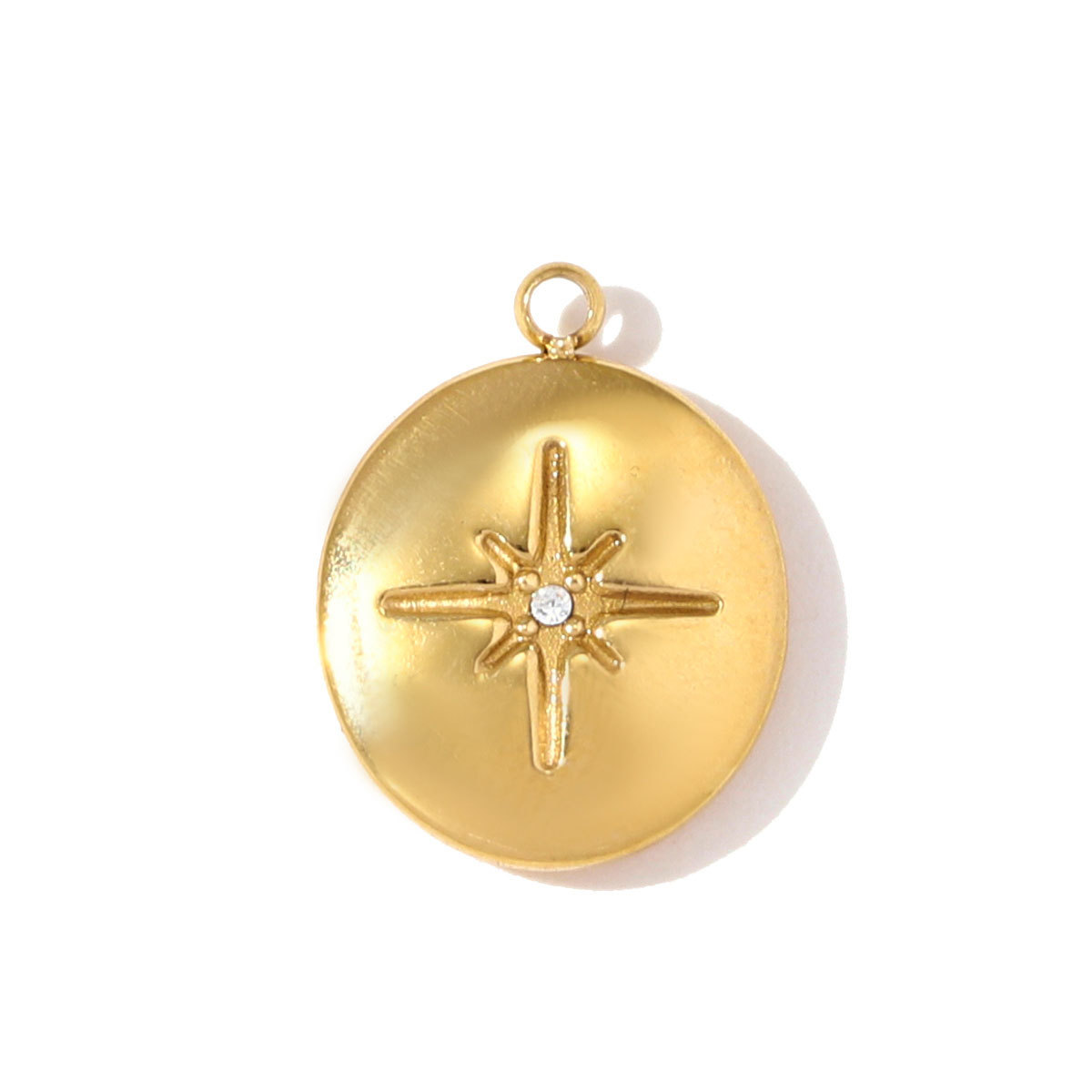 6pcs/pack Stainless Steel Star of David DIY Charm Ginkgo Leaf Sunflower Necklace Pendant Women Whale Tail Heart Jewelry Wholesale