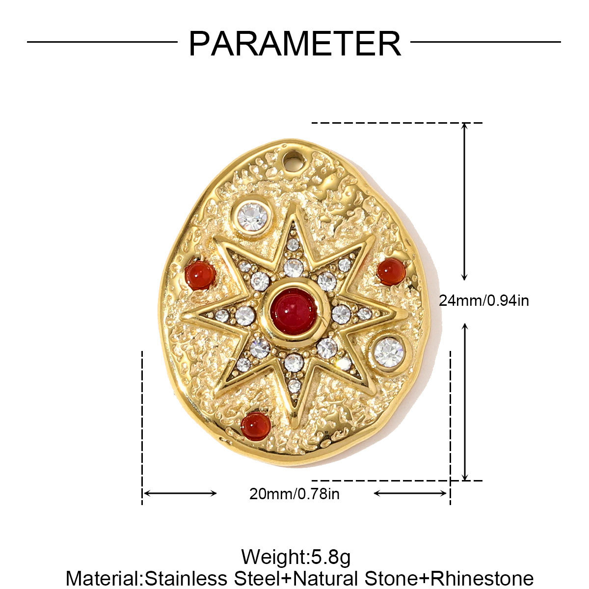 6pcs/pack Stainless Steel Life Tree Devil Ray DIY Charms Crystal Star Heart Necklace Pendants Women Poker Plam Tree Jewelry Wholesale