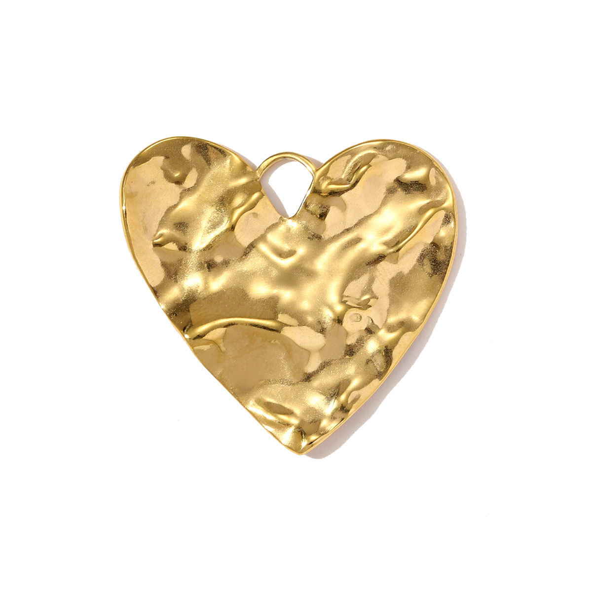 6pcs/pack Stainless Steel Large Heart DIY Charms Natural Stone Flower Necklace Pendants Women Waterdrop Planet Jewelry Wholesale