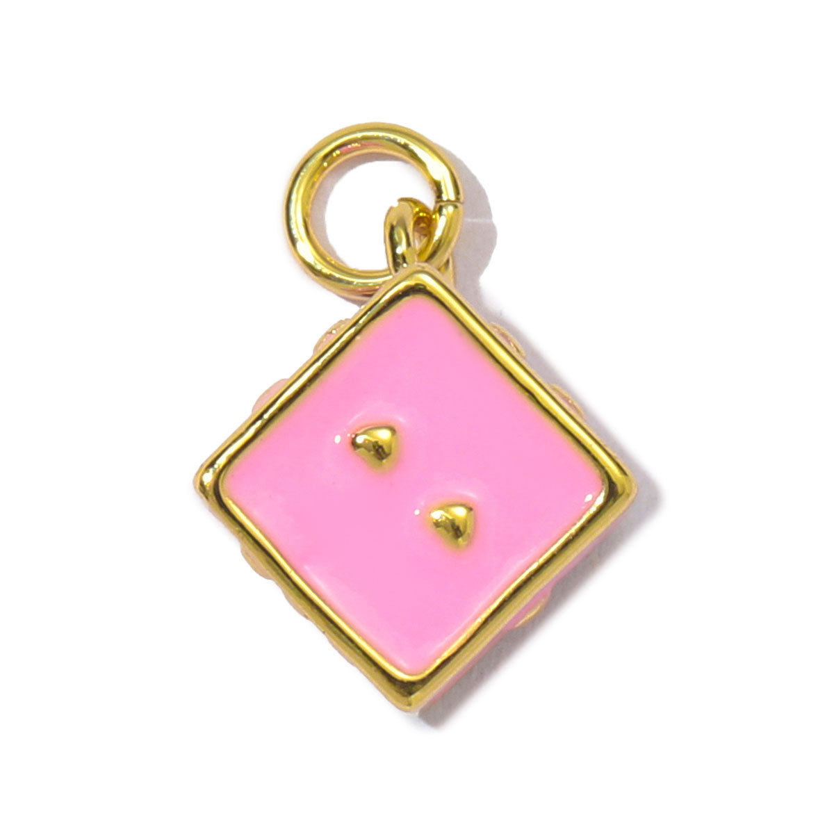 6pcs/pack Fashion Copper Enamel Dice Starfish DIY Charms Colorful Heart Mermaid Tail Necklace Pendants Women Dog Jewelry
