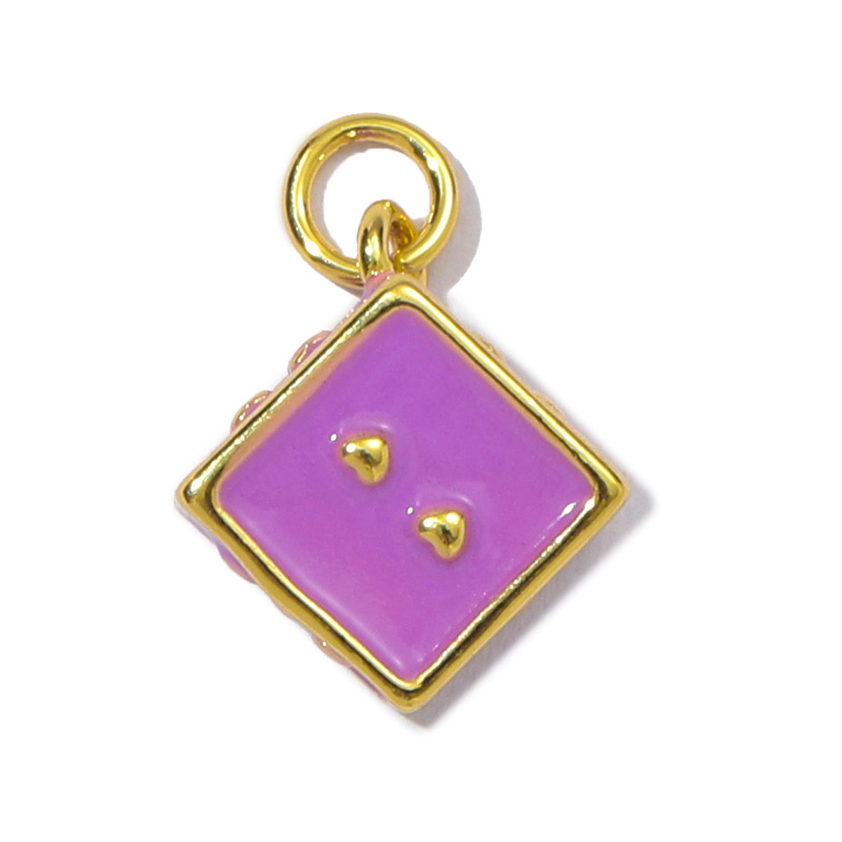 6pcs/pack Fashion Copper Enamel Dice Starfish DIY Charms Colorful Heart Mermaid Tail Necklace Pendants Women Dog Jewelry