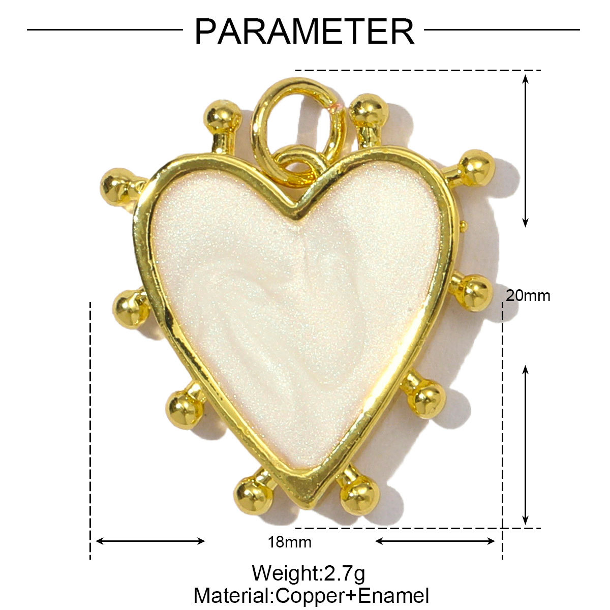 6pcs/pack Fashion Copper Enamel Dice Starfish DIY Charms Colorful Heart Mermaid Tail Necklace Pendants Women Dog Jewelry