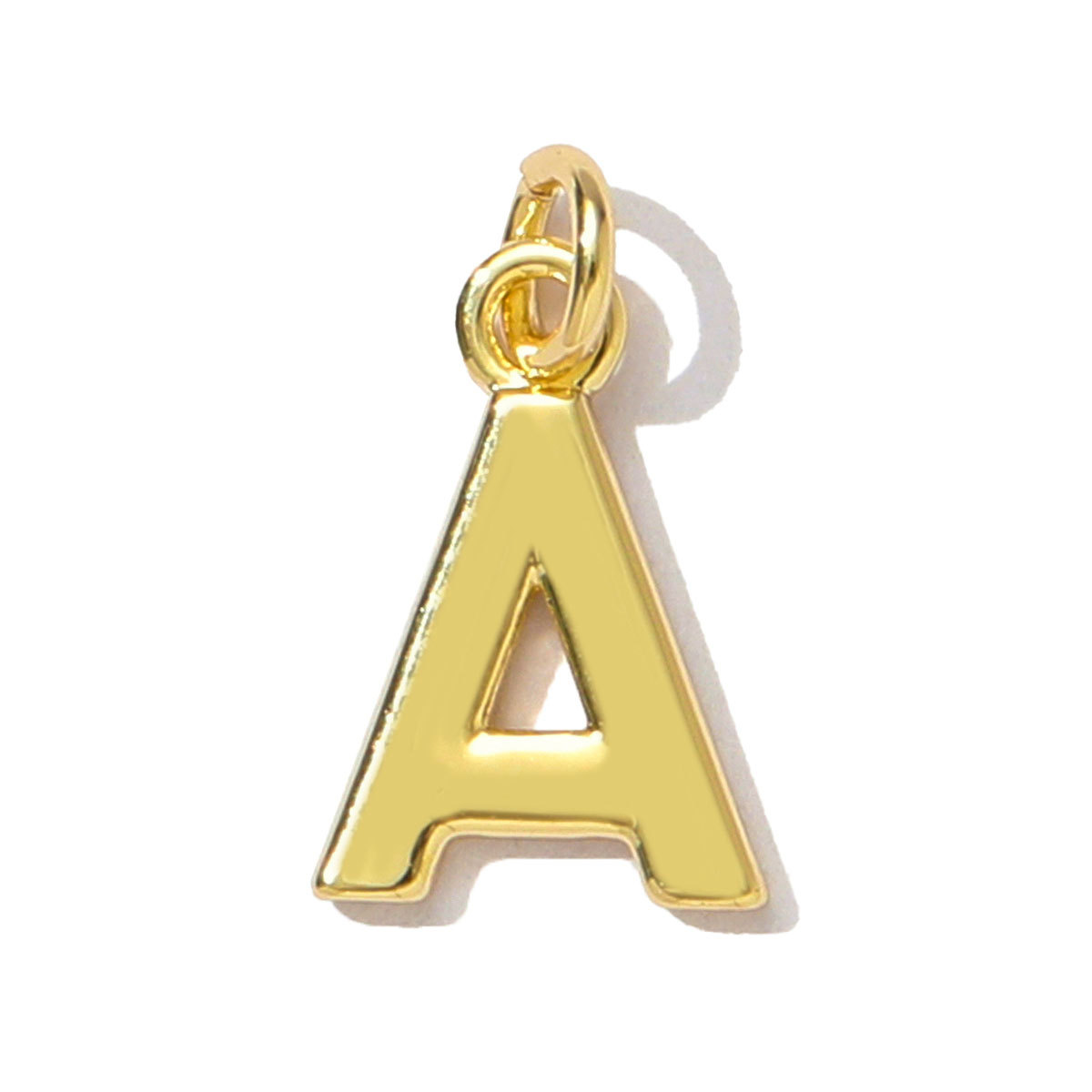 6pcs/pack Fashion Copper Rainbow A-Z 26 Alphabet Necklace Pendants Enamel Name DIY Charms  Women Capital Letter Jewelry
