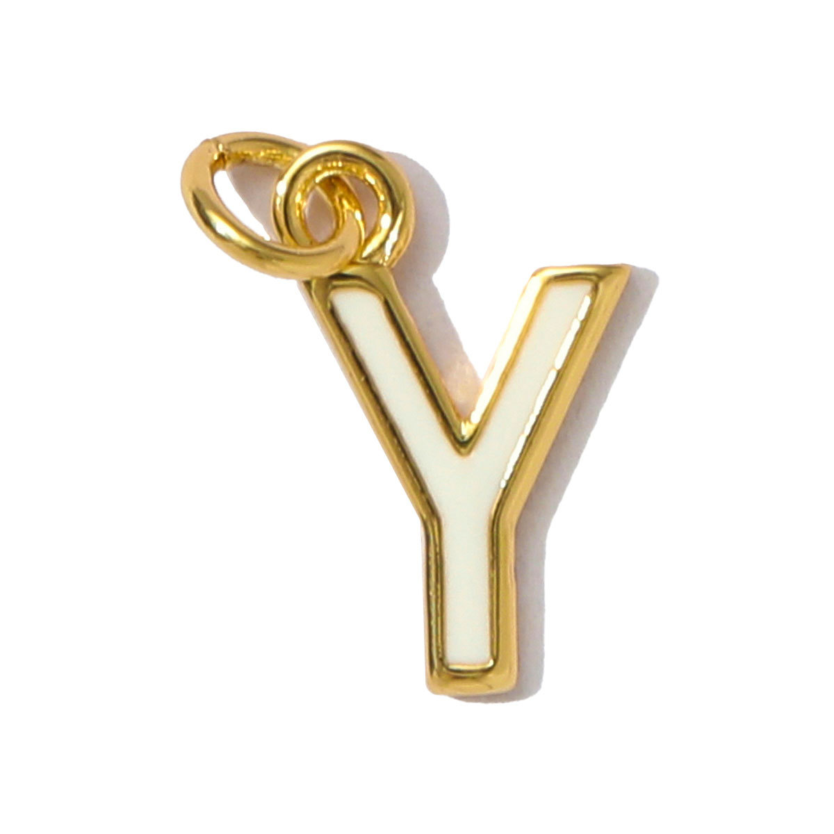 6pcs/pack Fashion Copper Rainbow A-Z 26 Alphabet Necklace Pendants Enamel Name DIY Charms  Women Capital Letter Jewelry
