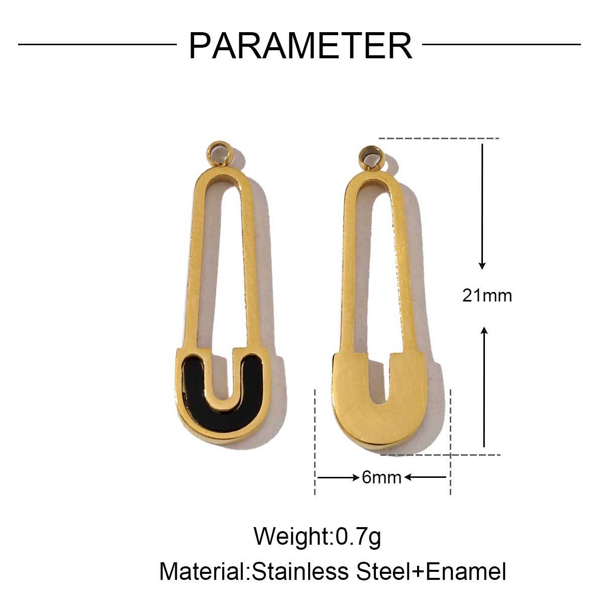 6pcs/pack Stainless Steel 18k Gold Color Heart Buddha Eye Charms Wholesale Pin Spanner DIY Small Pendant For Jewelry Making