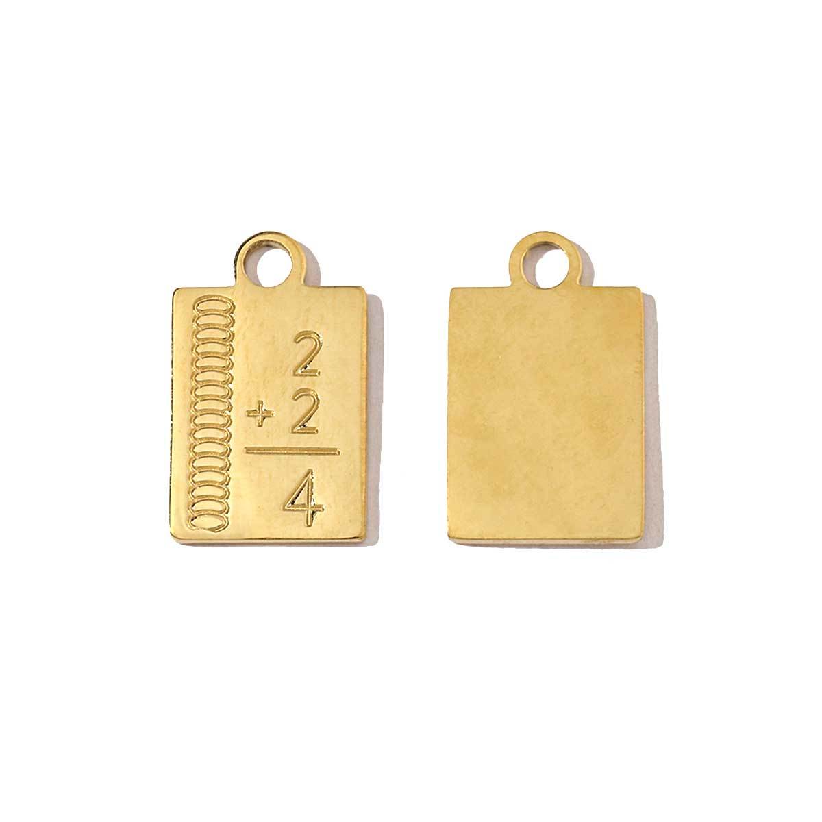 6pcs/pack Stainless Steel 18k Gold Color Heart Buddha Eye Charms Wholesale Pin Spanner DIY Small Pendant For Jewelry Making