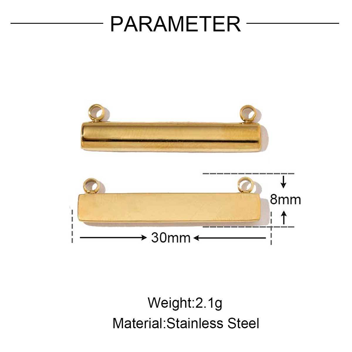 6pcs/pack Stainless Steel 18k Gold Color Heart Buddha Eye Charms Wholesale Pin Spanner DIY Small Pendant For Jewelry Making