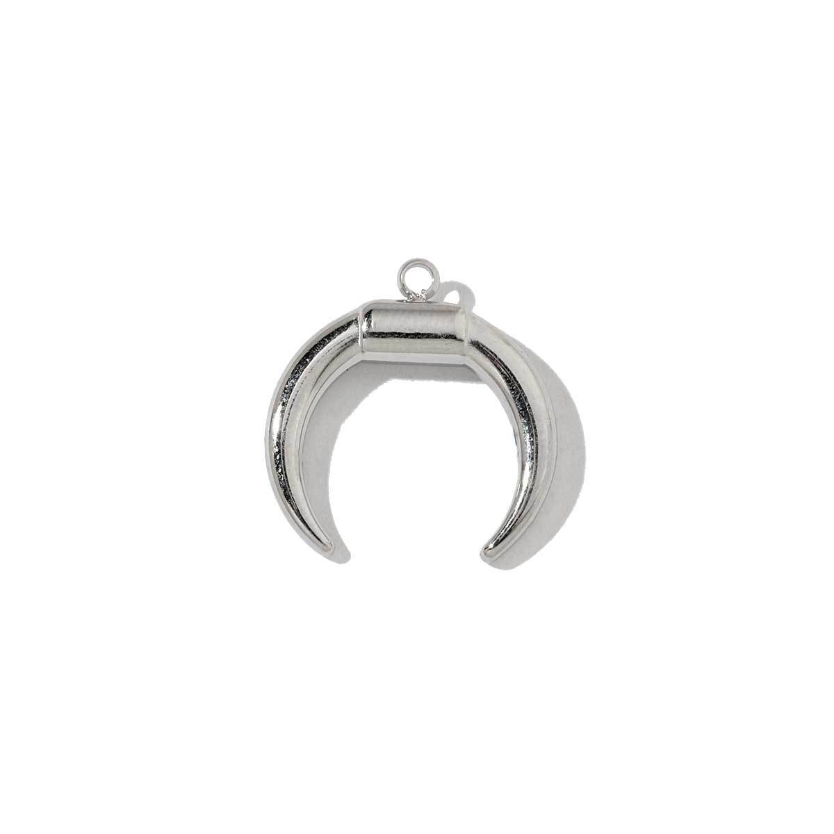 6pcs/pack Stainless Steel Crescent Angel Eye Sun Charms Square Brick Palm Leaf Starfish Necklace DIY Small Pendant Wholesale