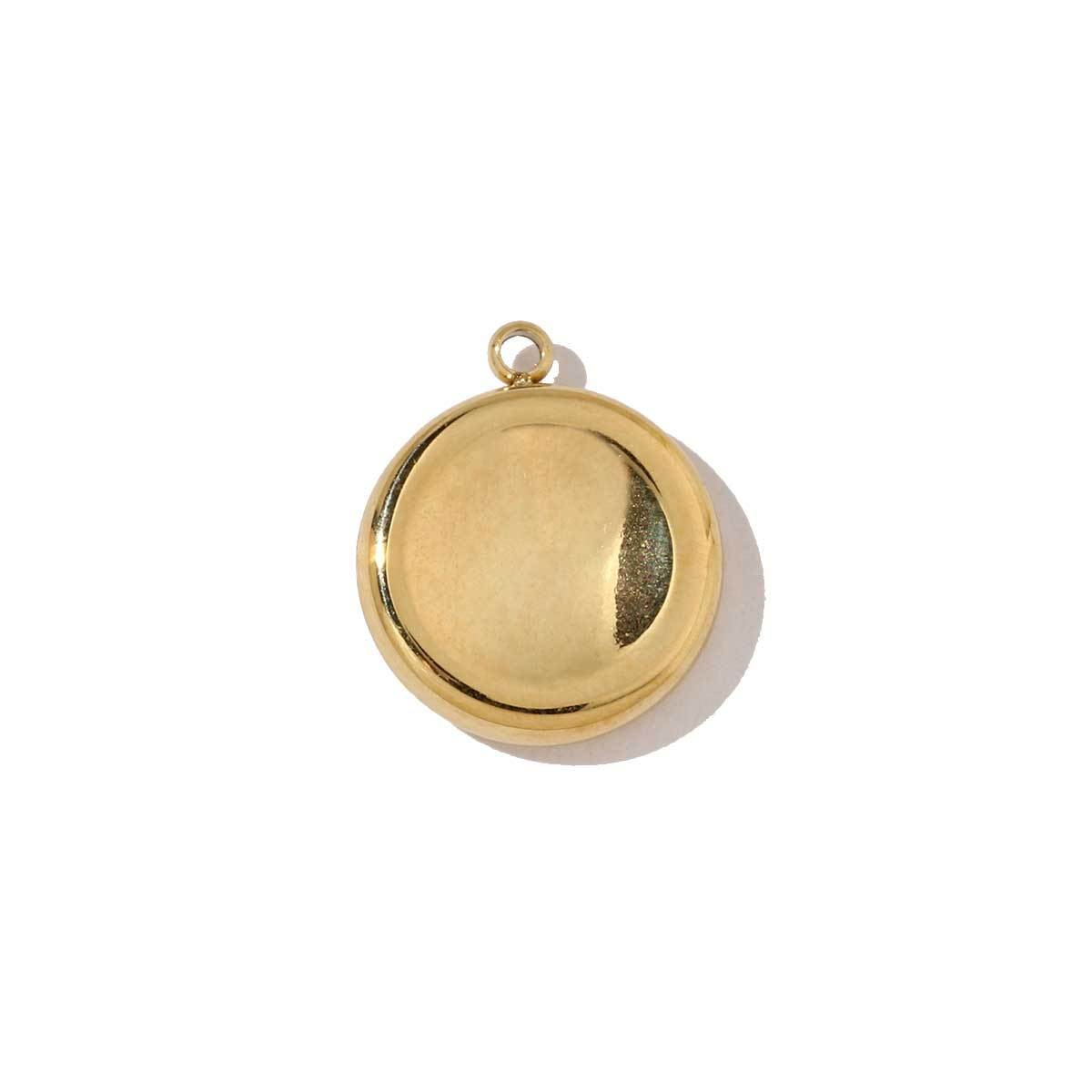 6pcs/pack French Gold Color Geometric Earring Charms Spiral Gourd DIY Necklace Pendants Stainless Steel Jewelry Accessories